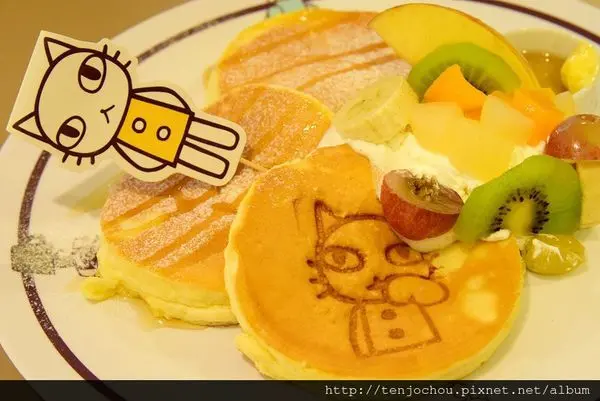 花花，甲飽沒【台北食記】Aranzi Cafe阿朗基咖啡 夢幻少女鬆餅