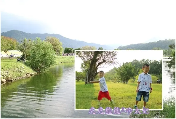 『桃園親子景點』秋高氣爽的日子來湖岸大草坪野餐趣 ||三坑自然生態公園|| 龍潭一日遊!