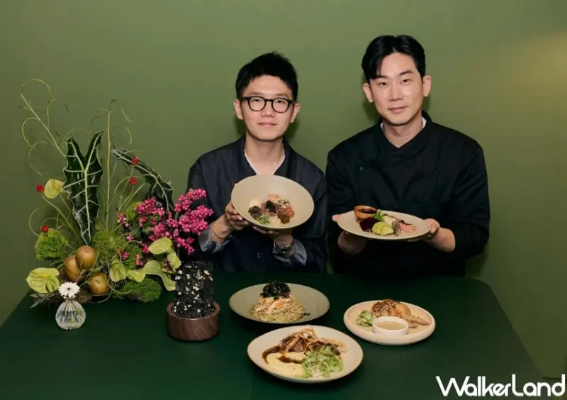 黑白大廚素食生魚片！嵩sung聯名林熙元主廚6大料理，魷魚泡菜冷麵必吃。