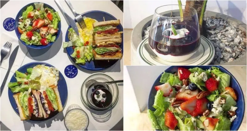  【食記｜台北】餵我早餐 The Whale＿藍白海洋風咖啡館＿來吃一份網美式的健康早午餐（捷運大安森林公園站/大安站）