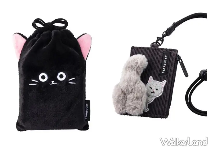 星巴克萬聖節新品！黑貓尾巴飲料提袋、芝麻杏仁豆腐星冰樂，有買一送一喝。