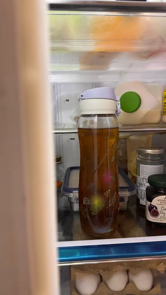 肥油掰掰茶 冷藏續泡隨手瓶|冰箱實拍