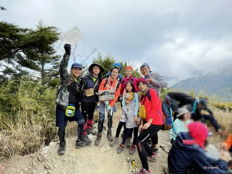 【百岳】玉山前峰(二刷)一日單攻《 3個小隊友(3歲7歲