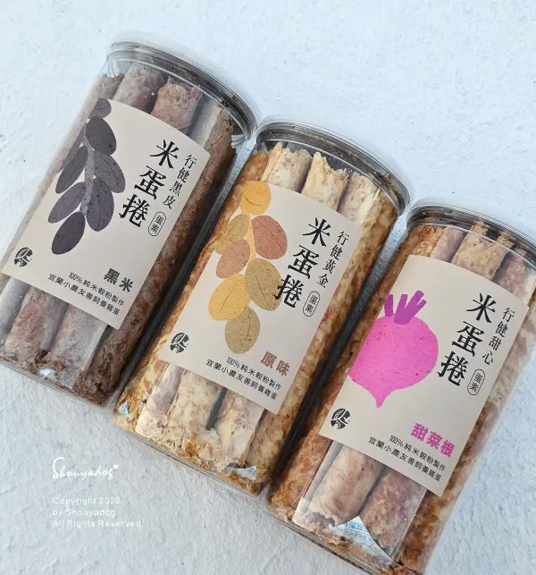 行健有機夢想村 無麩質純米蛋捲 無咖啡因玄米茶 好晶采 好舒