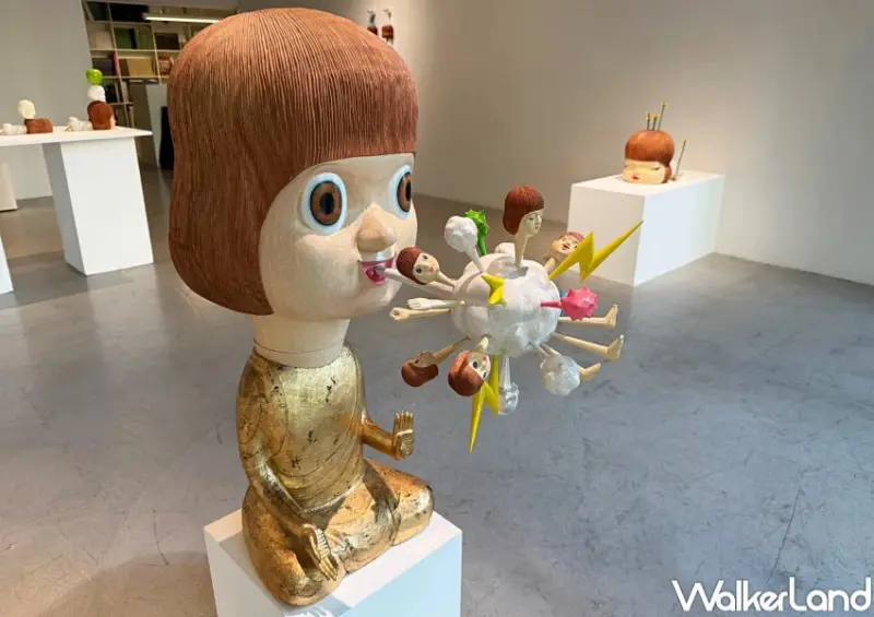 台北展覽免費逛！日本藝術家手嶋大輔 視點個展，躺平厭世小女孩超欠拍。