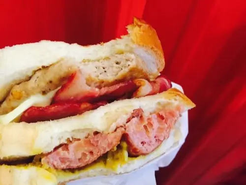 中壢✿豪秋吐司✿最霸氣的吐司 怪獸三明治 ! ! 讓你早餐吃完一路飽到晚上!