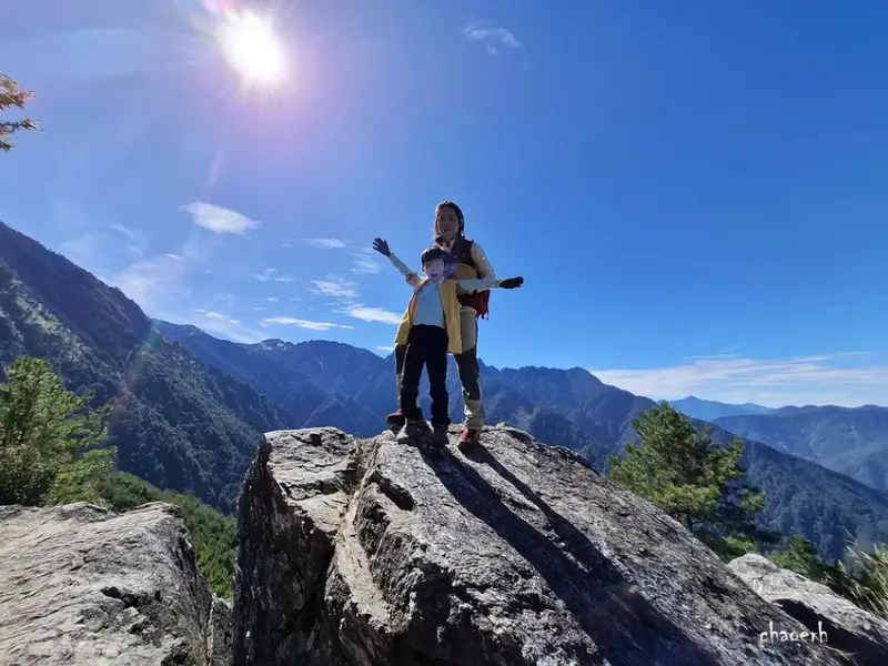 【百岳】玉山前峰(二刷)一日單攻《 3個小隊友(3歲7歲