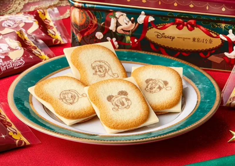 東京車站伴手禮推薦！東京芭娜娜 聖誕節限定迪士尼聯名，米奇米妮超Q、羽田機場也買得到。