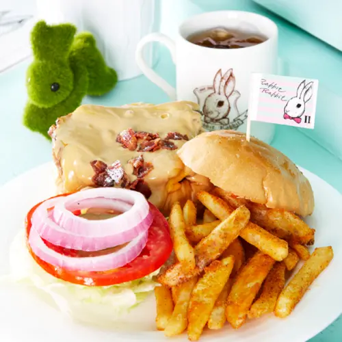 兔子也愛聽搖滾樂？夢幻風的人氣漢堡店