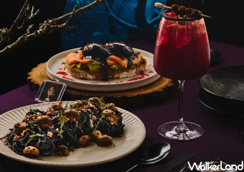 萬聖節搞鬼美食__間！小熊軟糖披薩 香菜奶蓋飲料 鬼故事配早午餐，萬聖節買一送一必看。