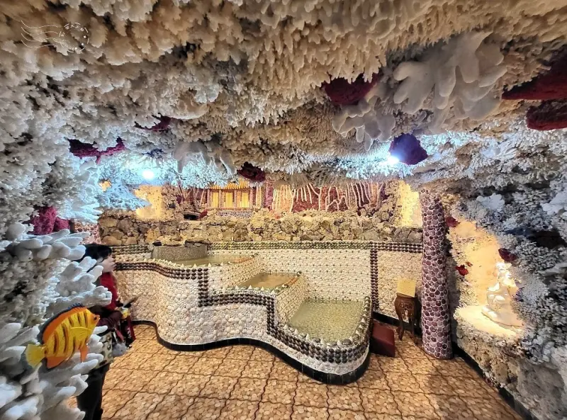 【石門珊瑚貝殼廟】十八羅漢洞