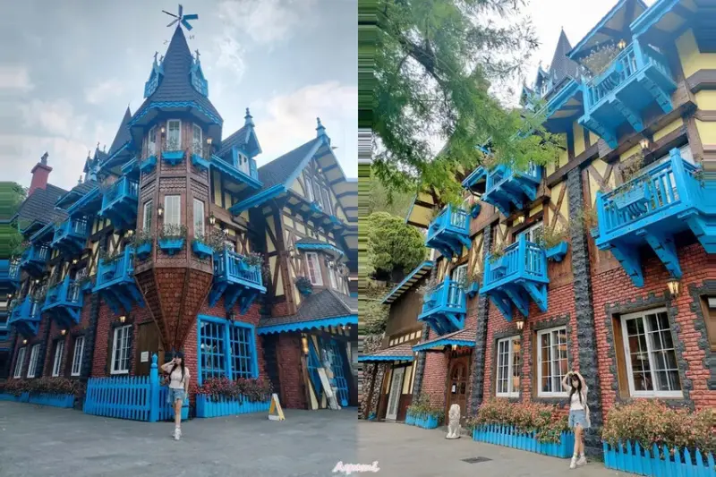 南投埔里最美的藍色城堡x茱諾法式甜點/埔里旅客中心旁/附設免