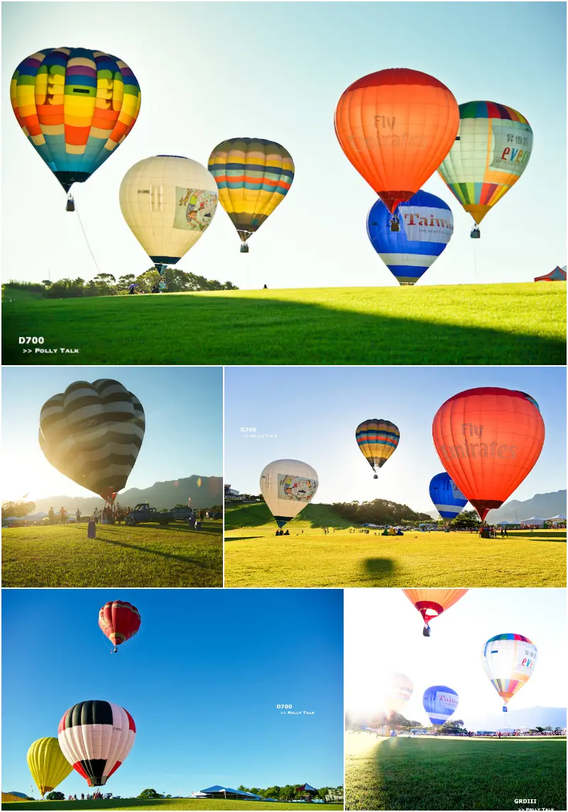 {{來瘋熱氣球!!}} 隨著氣球升上天空的,是色彩斑斕想飛的美夢~