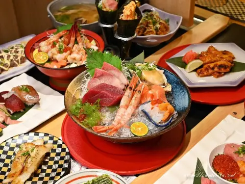 大漁壽司｜台中人氣老字號全新改裝，自動輸送帶吸睛登場，夏季限定新品搶先開吃！ - 糖糖's 享食生活