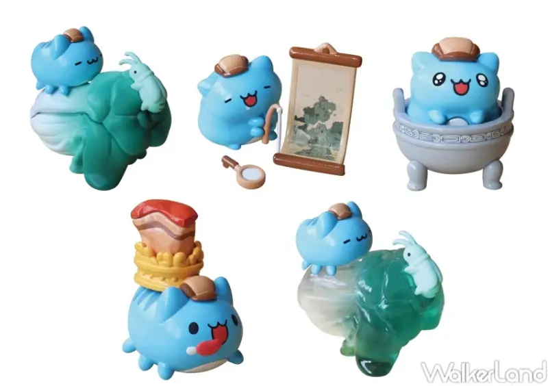 咖波故宮聯名10款小物！咖波肉形石手機掛環 翠玉白菜咖波盲盒必收。