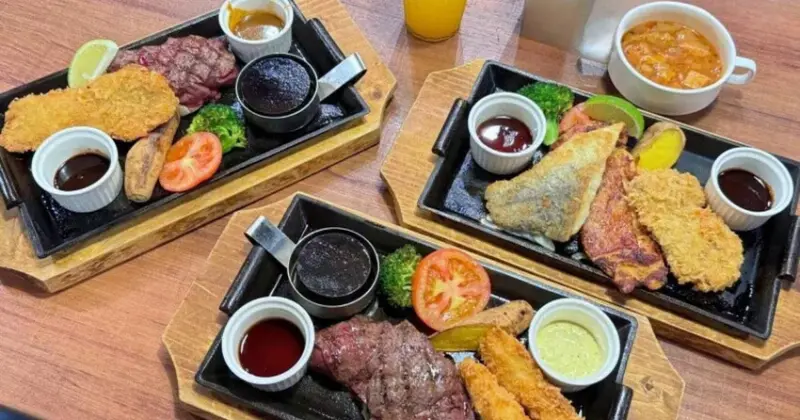 橫濱牛排宜蘭新月廣場店！必吃沙拉吧吃到飽，排餐海陸雙重享受超滿足