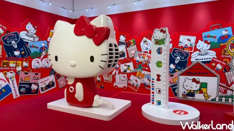 日本Hello Kitty展來台灣！Hello Kitty展海外巡迴第一站，Kitty打卡點 Kitty周邊讓粉絲敲碗。