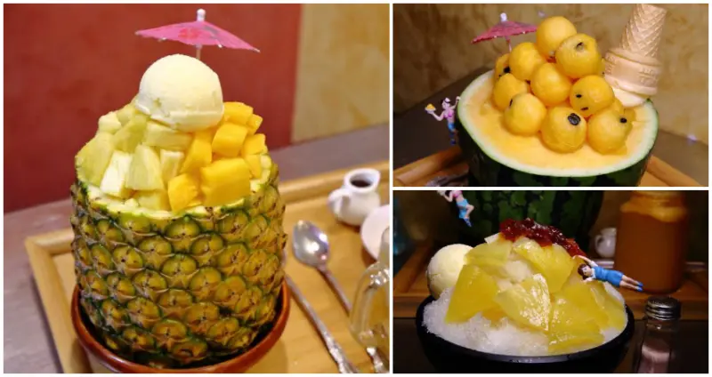 【食。蘆洲】古早味旺來冰店〜銅板價又來了！鄉民大推排隊古早味鳳梨冰，整顆水果端到你面前！