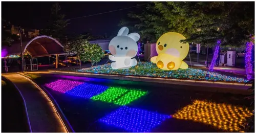 鹿港光影藝術節點燈！LINE FRIENDS minini首度戶外展出，粉絲不能錯過。
