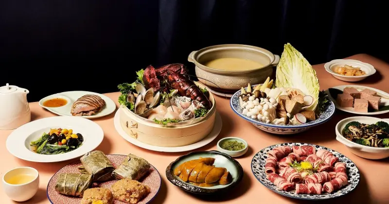 台北新板希爾頓「悅．市集」吃到飽68折！再加碼順德粥水海鮮鍋與紳士西裝造型蛋糕寵愛老爸。