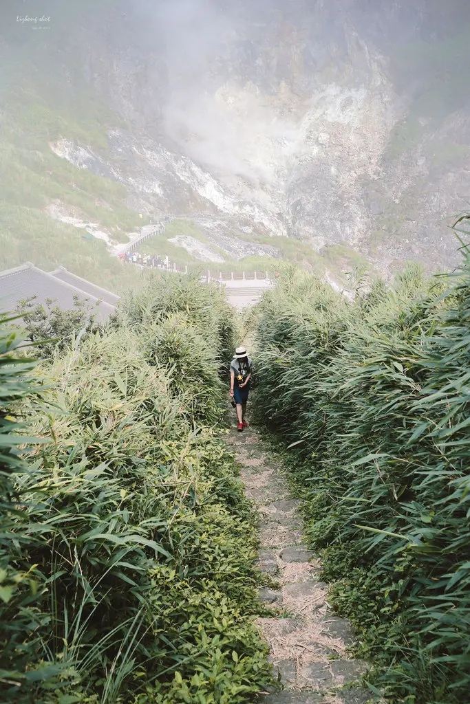那雲霧裊繞的陽明山小油坑