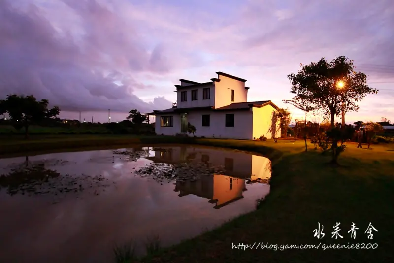 【桃園】水來青舍蔬食創意料理。意外遇見炫麗的彩霞