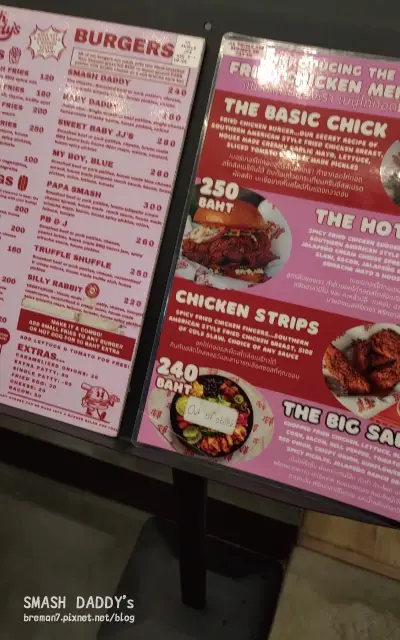 《泰國清邁自由行》Smash Daddy’s Burgers CNX│粉紅可愛風美式復古漢堡店
