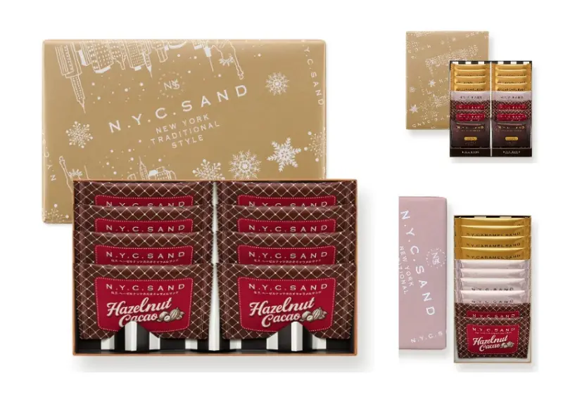 羽田機場必買伴手禮！N.Y.C. SAND 東京車站也有，冬季限定 榛果可可焦糖夾心 必吃。