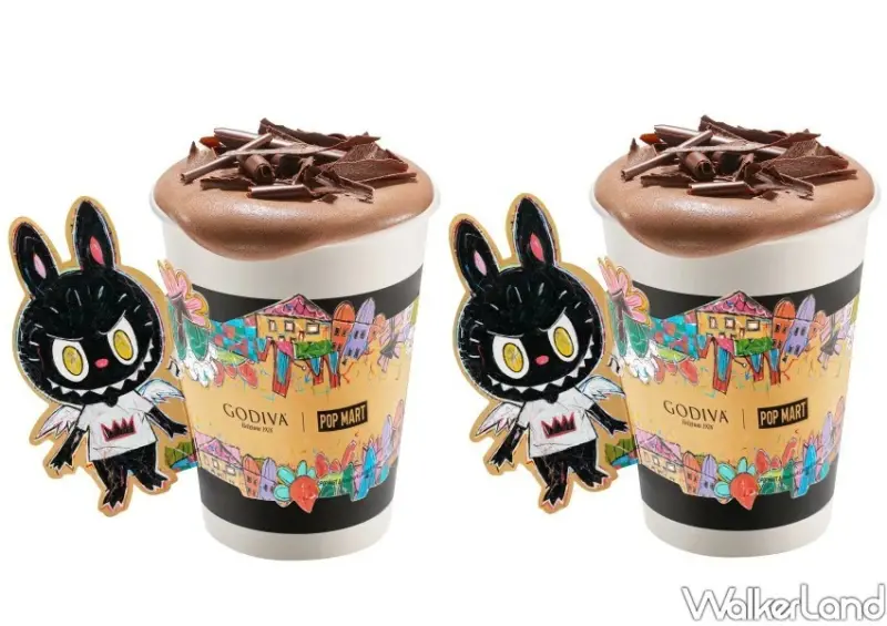 小七也有LABUBU巧克力！GODIVA、LABUBU新聯名，榛果巧克力霜淇淋要吃。