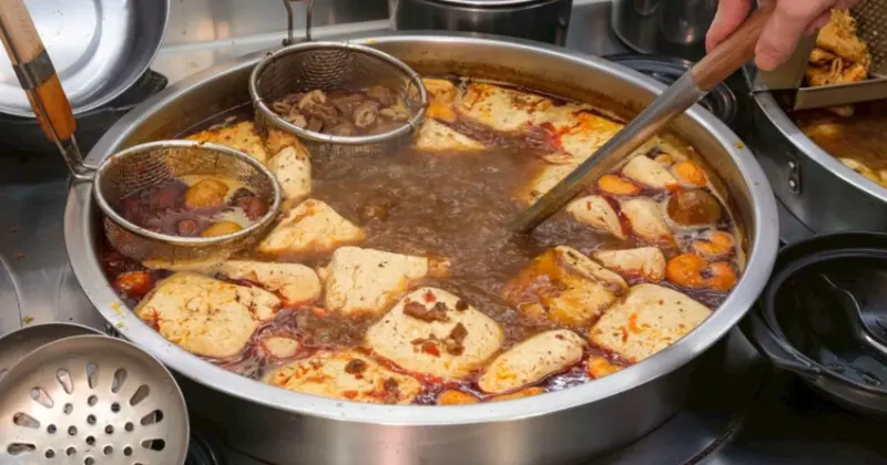 新竹湖口排隊美食推薦！ 皇將麻辣臭豆腐大份量會爆汁，內行必吃排隊美食，