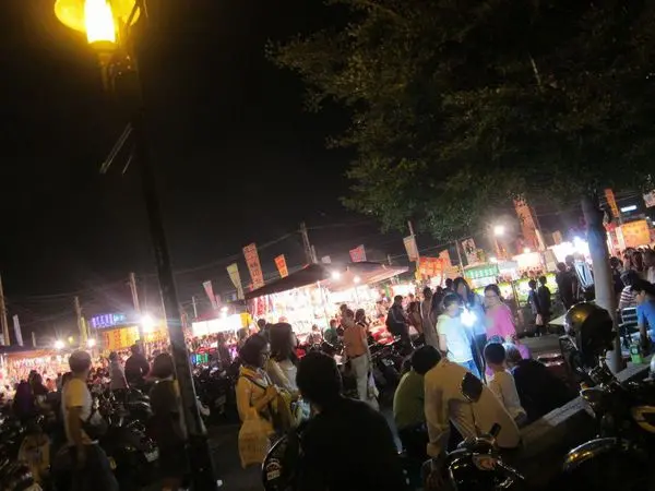 花園夜市來去逛夜市~必吃大推介 炸飯糰 城記豆乳雞翅 統大碳烤雞排 阿美芭樂 東京日式手捲 沙茶魷魚羹