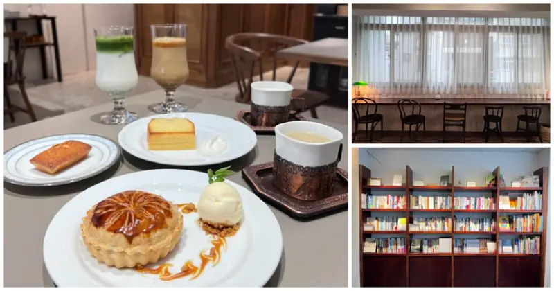 台中咖啡廳！日式昭和風喫茶月滿與文青書店，親子寵物友善推薦。