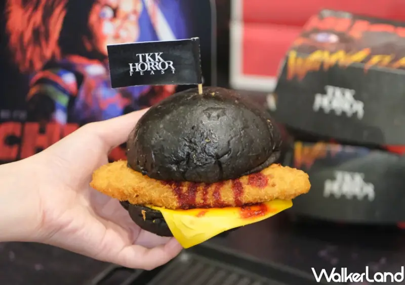 鬼娃恰吉入侵頂呱呱！鱈魚黑堡1日快閃免費吃，恰吉發條公仔要搶。