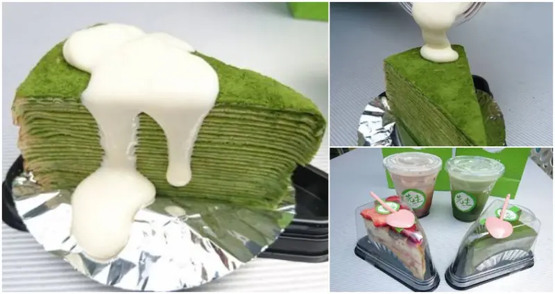 高雄漢神巨蛋~先生sensei手作千層蛋糕~一生懸命 手作千層~下午茶的絕佳選擇~抹茶控必吃~              