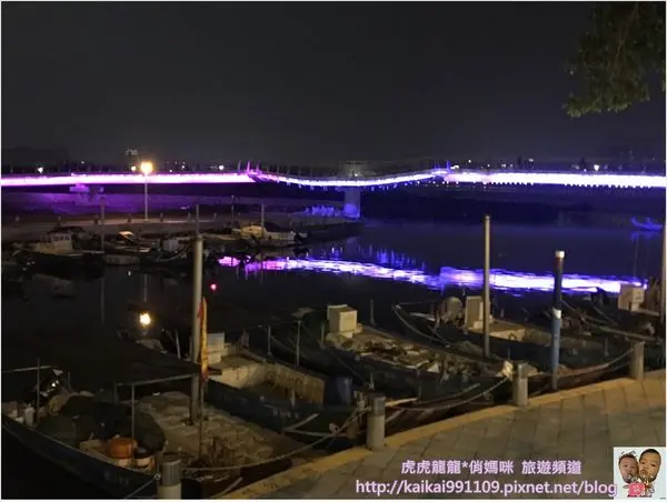 『台北景點X關渡宮』夜晚版的關渡宮~漁隻燈火好浪漫x小吃市集x兒童超跑x機器人x自行車道!