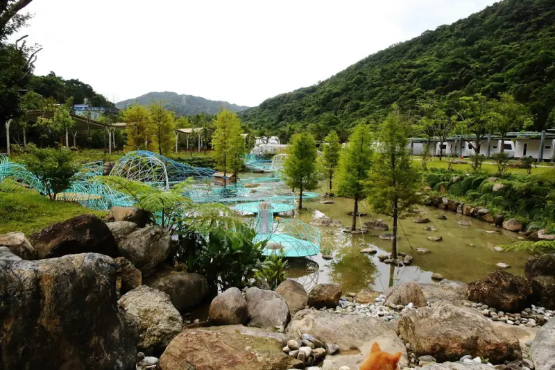 新北萬裡新景點推薦！亮山川景觀休閒園區，戲水新秘境，佔地很大