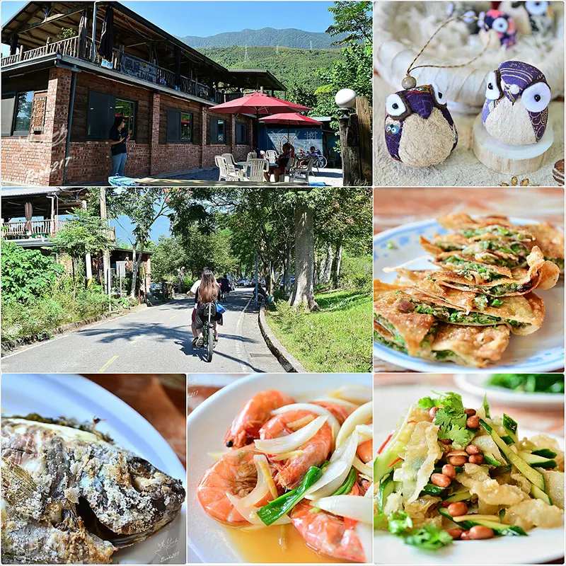 花蓮鯉魚潭樹屋,原住民風味餐美食,貓頭鷹飾品DIY,騎自行車漫遊,阿嬤木瓜牛奶,壽豐鄉池南村(活動)