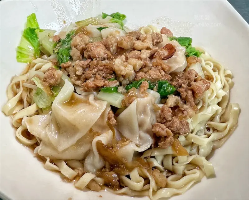 祐福手打餛飩 | 彰化和美麵店，手打的餛飩內餡，好吃Q彈，麻醬麵也是這招牌之一 @果果愛Fruitlove