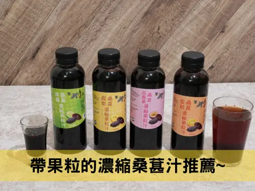 嘉義縣義竹鄉桑椹果汁推薦！下班後的療癒小確幸 ~ 一瓶果粒汁搞定我的酸甜日常