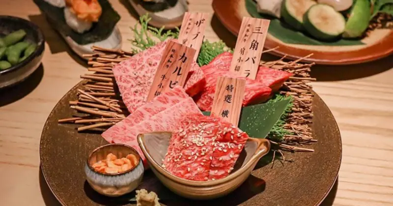 竹北燒肉推薦「川阜和牛燒肉」免動手！頂級和牛專人代烤，品嚐宮崎頂級和牛。
