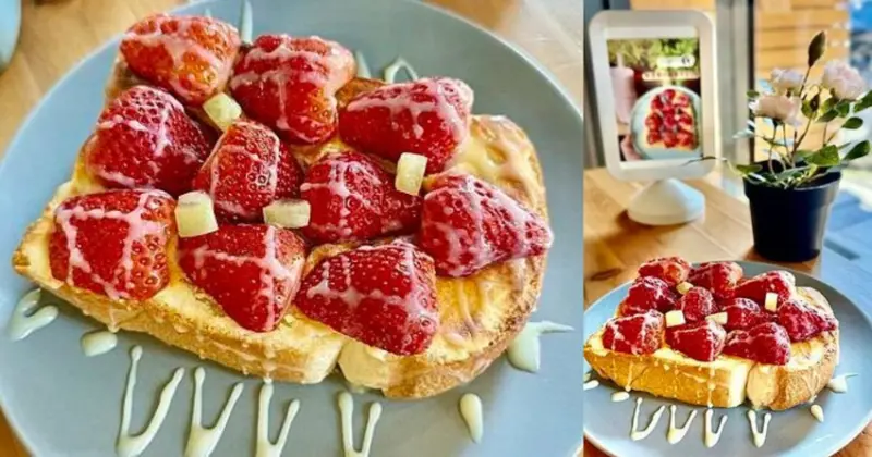 宜蘭早午餐推薦！頭城老街必訪咖啡廳蒂爾廚房，必吃草莓奶酥厚片。