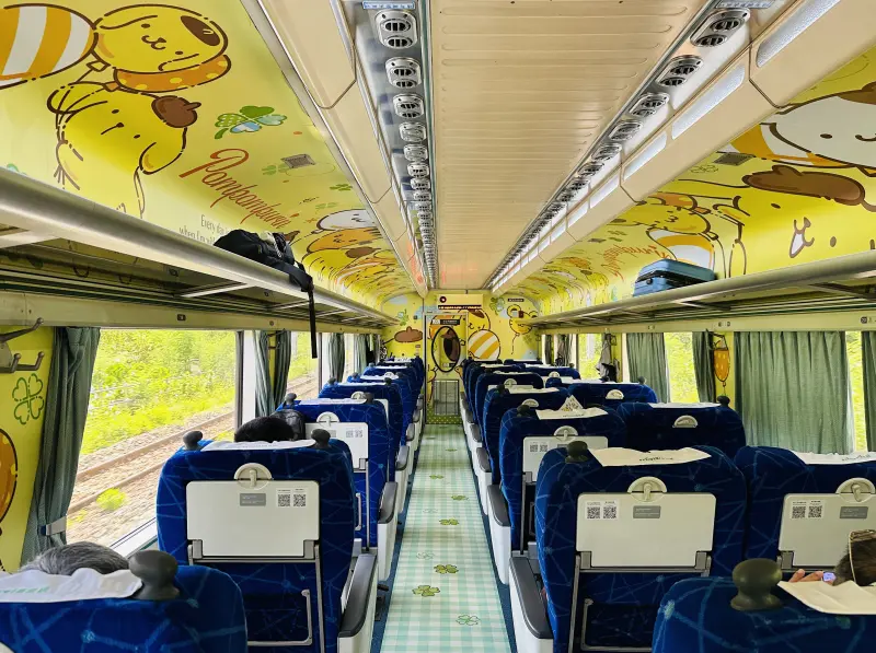 【環島之星萌旅號】三麗鷗主題列車一日環島｜親子同樂、拍照打卡