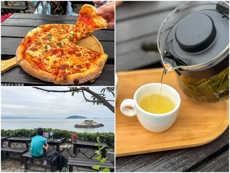 【馬祖食記】芹沃咖啡烘焙館 Qinwo Bakery - 芹壁村海景披薩麵包餐廳，老酒豬肉蛋口味披薩超有亮點