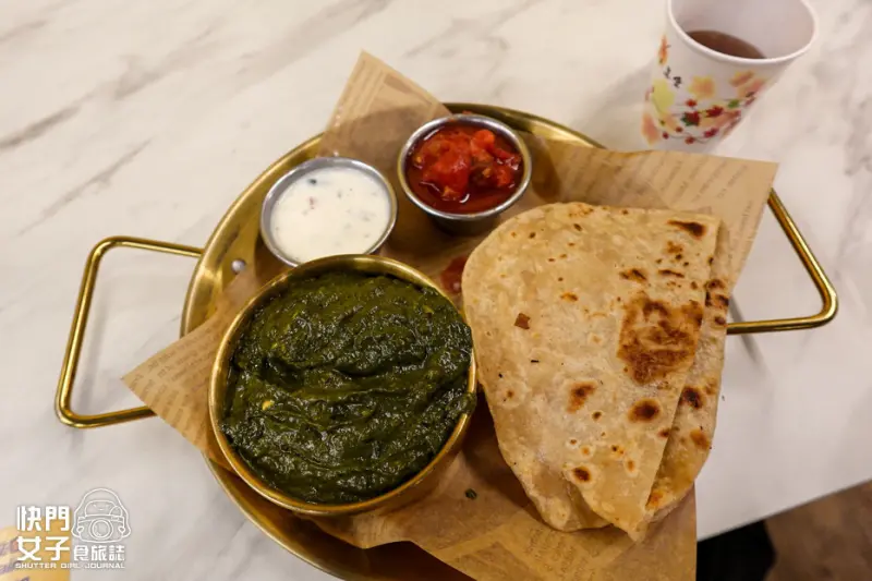 21師大商圈美食印度菠菜起司咖哩套餐spinach cheese curry.jpg