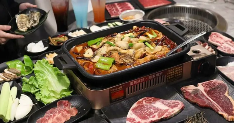 竹北燒肉吃到飽！吃肉肉燒肉竹北店專人代烤，生食級海鮮任你吃。