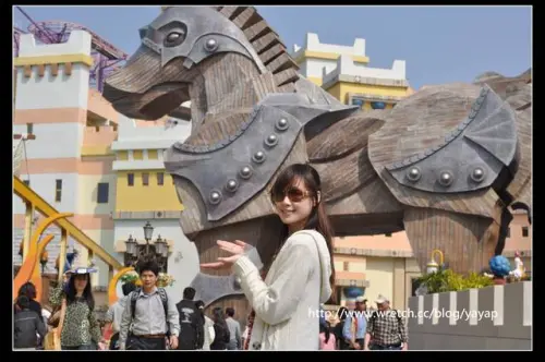【高雄】 初次見面義大世界(3) 特洛伊城區是孩子們的歡樂天堂