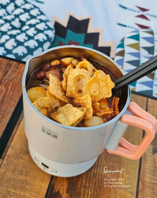 大家源 雙電壓便攜料理鍋 TCY-372202 旅行露營的好