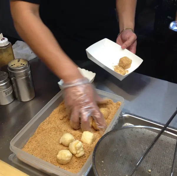 不一樣的炸麻糬