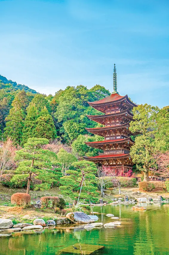 国宝瑠璃光寺五重塔