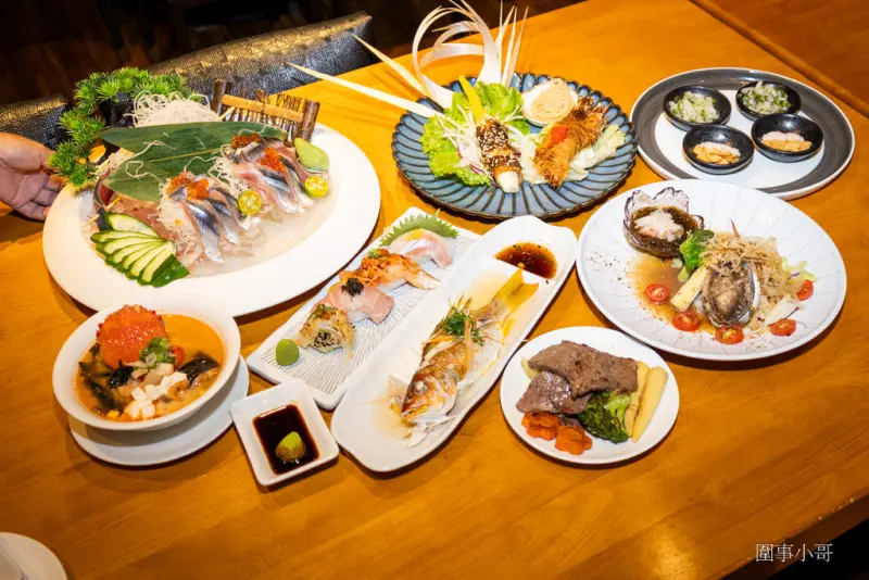 中壢美食推薦-漁師 小料理，有無菜單料理也有單點日料美食，是一個可以讓你放鬆享用各式日式料理的好去處。